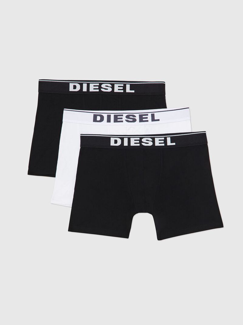 Roupa Interior Diesel Umbx-Sebastianthreep Homem - Pretas/Branco FNRJH-4973